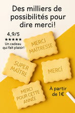 Charger l'image dans la galerie, Biscuits Personnalisés "Merci Maîtresse" - La Rayonnantes
