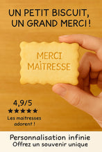 Charger l'image dans la galerie, Biscuits Personnalisés "Merci Maîtresse" - La Rayonnantes