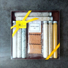 Charger l'image dans la galerie, Coffret de Sels aux Epices - Sel de mer - Artisanat Culinaire Nantais - Recette Maison 🏡 - La Rayonnantes