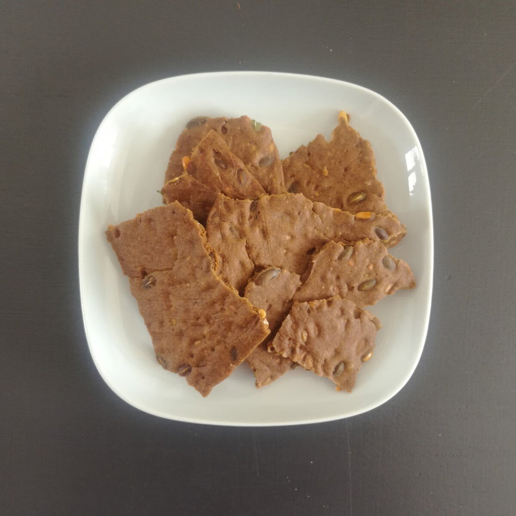Crackers Croustillants de sarrasin aux Graines 100 gr - Recette Maison 🏡- Artisanat culinaire Nantais