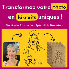 🍪 Biscuit personnalisé avec votre portrait : Soyez littéralement à croquer ! - La Rayonnantes