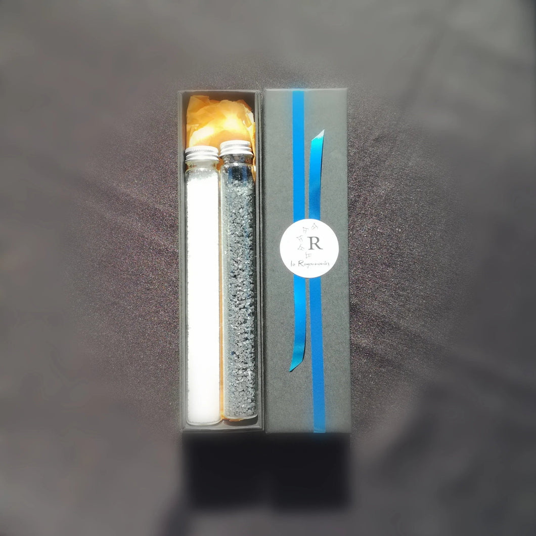 Coffret de Sel Blanc et Sel Noir - Sel de mer - Artisanat Culinaire Nantais - Recette Maison 🏡 - La Rayonnantes
