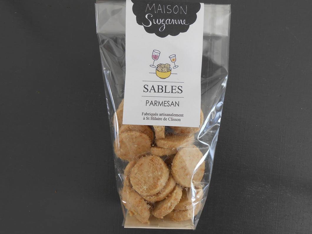 sablés au parmesan 24 mois - sablé salé apéritif - artisanat culinaire nantais