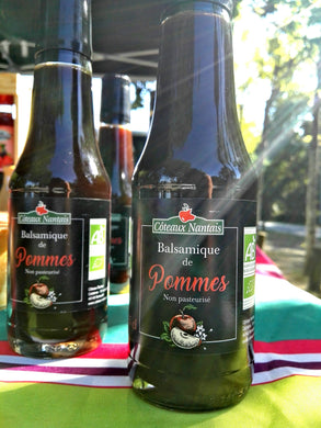 vinaigre balsamique de pommes bio - vinaigre bio - artisanat culinaire nantais